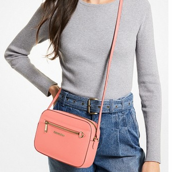 NWT Jet Set Saffiano Leather Crossbody - Picture 3 of 13